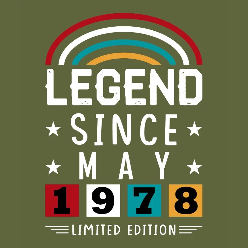 1978 Legend Since Birthday Gift May