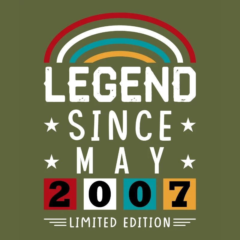 2007 Legend Since Birthday Gift May