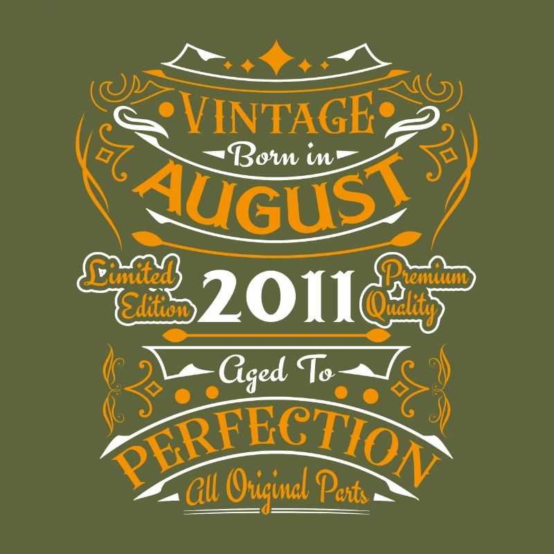 August 2011 - Geburtstag im August Geschenk