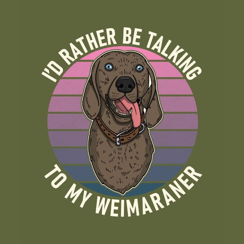 Weimaraner Welpe Hundeschule Spruch Pfote
