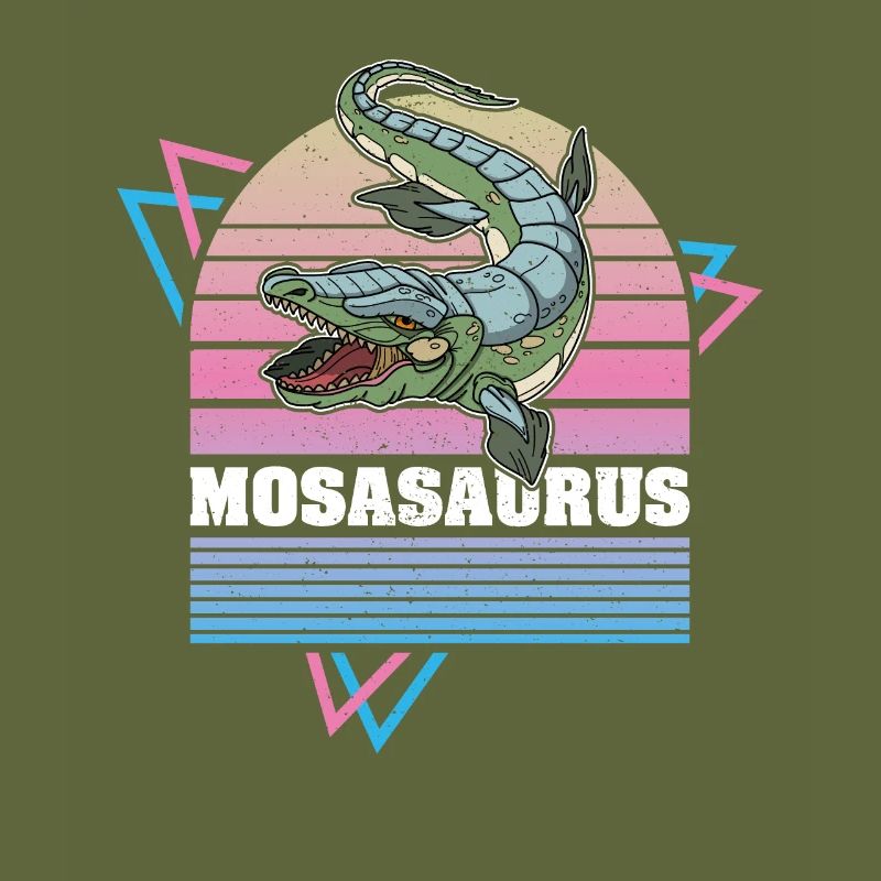 Mosasaurus Urzeit Dino Kinder Spruch Geschenk