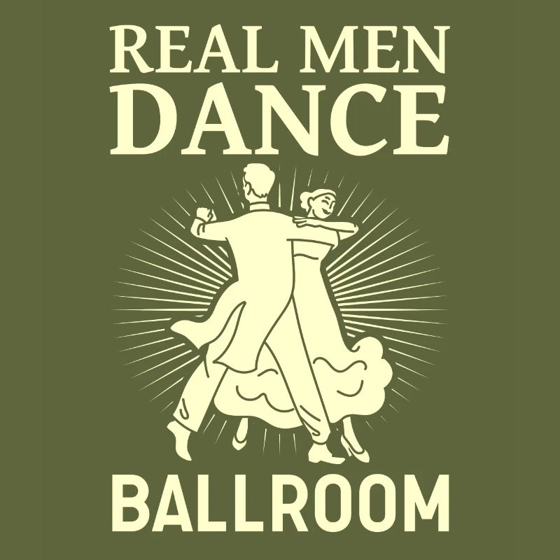 Real Men Dancing Partner Dance Couple Dance
