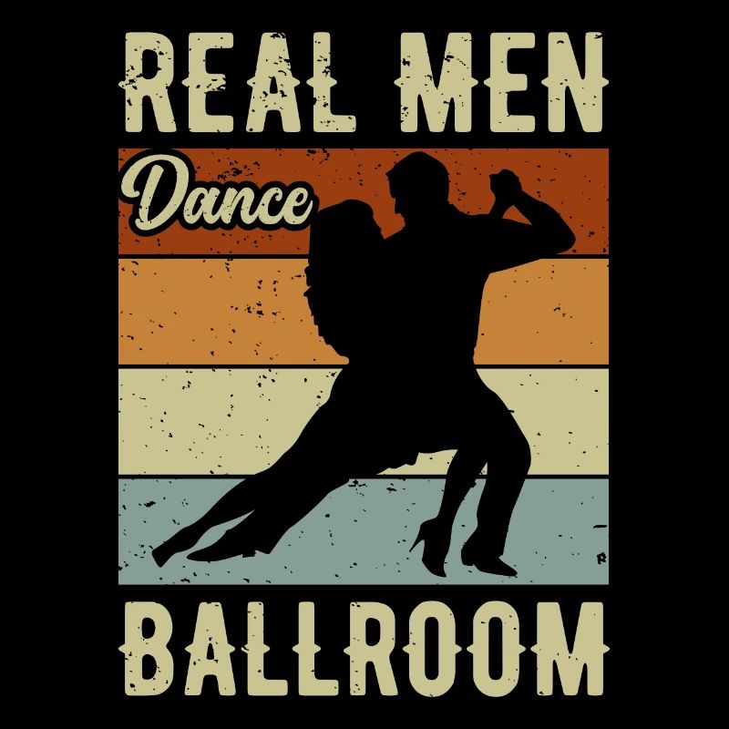 Real Men Dancing Partner Dance Couple Dance