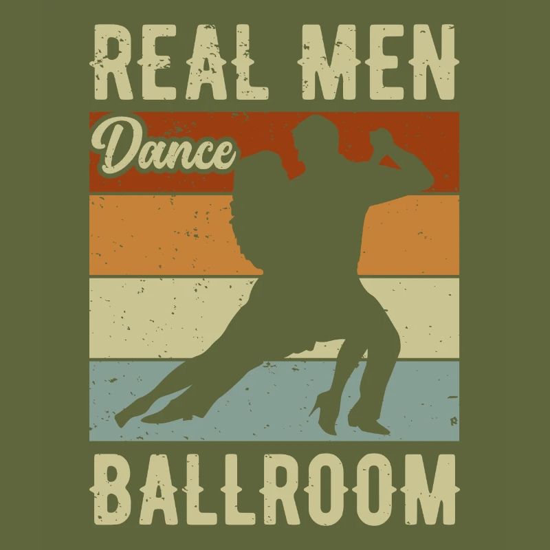 Real Men Dancing Partner Dance Couple Dance