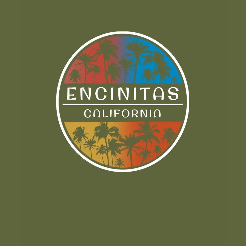 Encinitas California Souvenir de vacances élégant