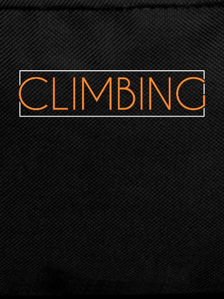 Climbing lettering