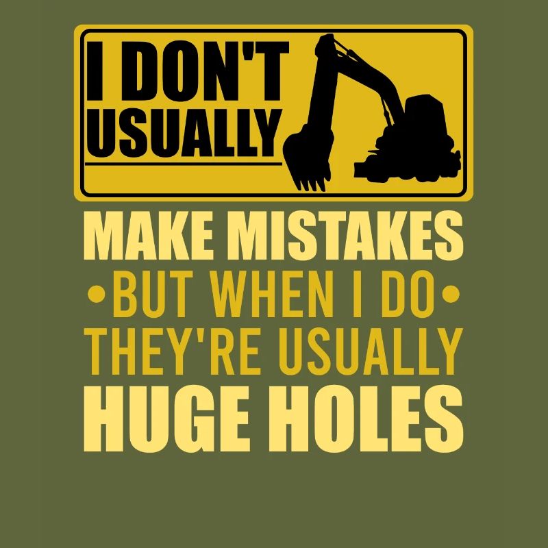 Retro Bagger Spruch Baggerfahrer Baustelle