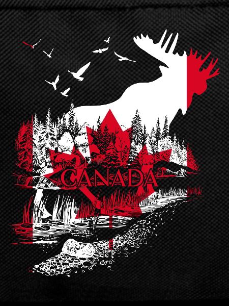 MOOSE CANADA FLAG HOLIDAY