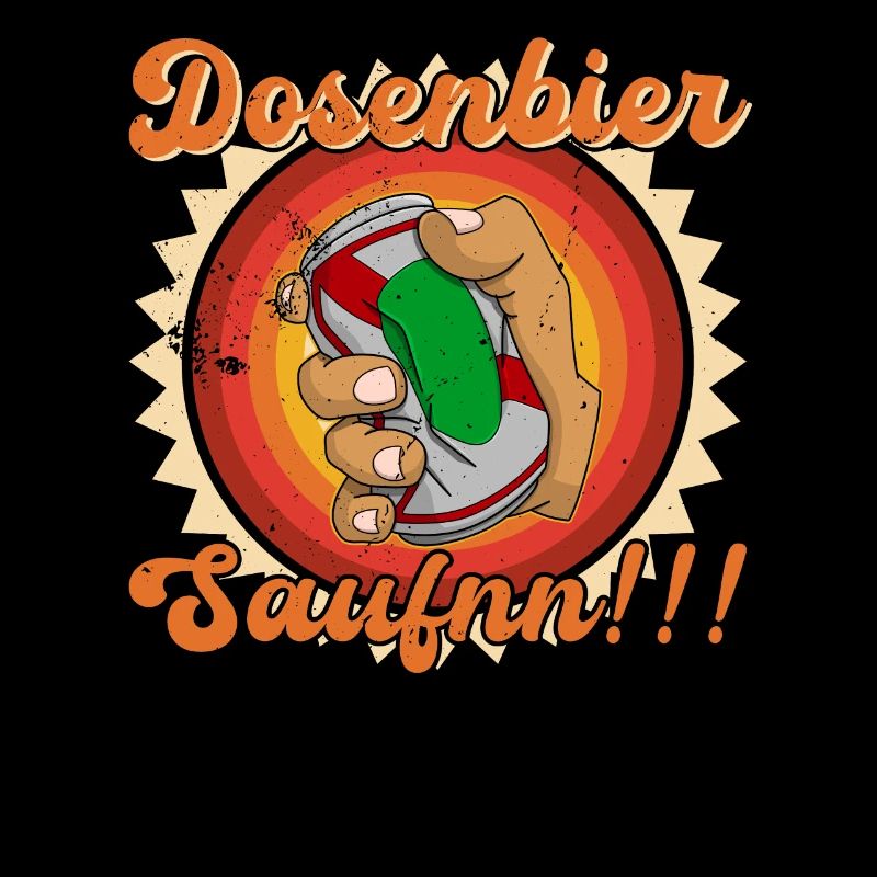 Bier Trinker Saufen Bierdosen Dosenbier Trinker