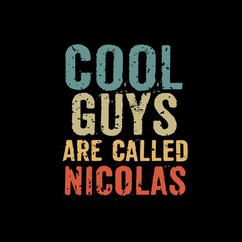 Les mecs cool s’appellent Nicolas