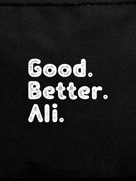 Good better Ali