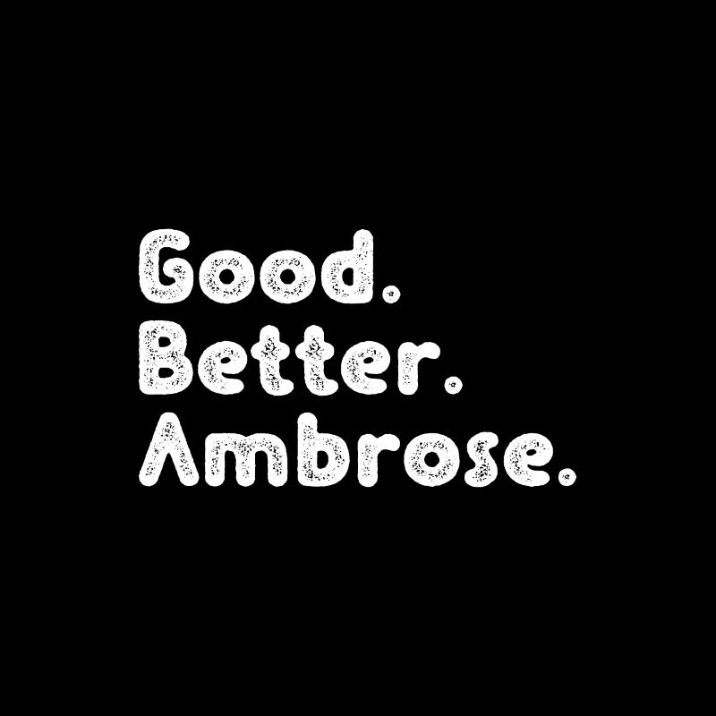 Les gars cool s’appellent Ambrose