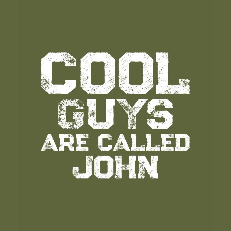 Les mecs cool s’appellent John