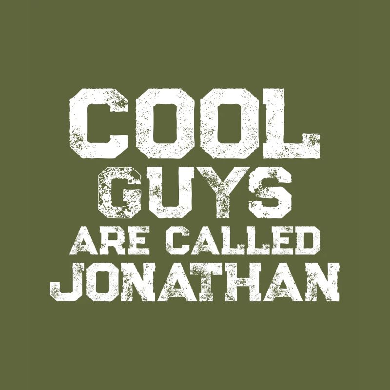 Les mecs cool s’appellent Jonathan