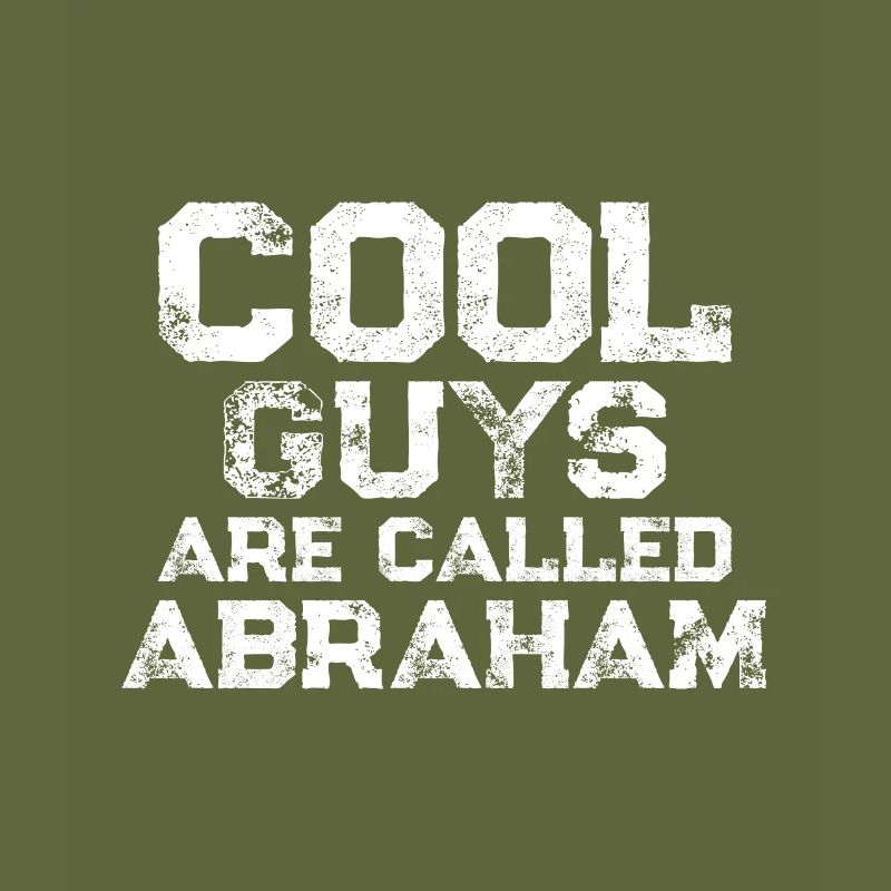 Les gars cool s’appellent Abraham