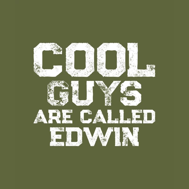 Les gars cool s’appellent Edwin