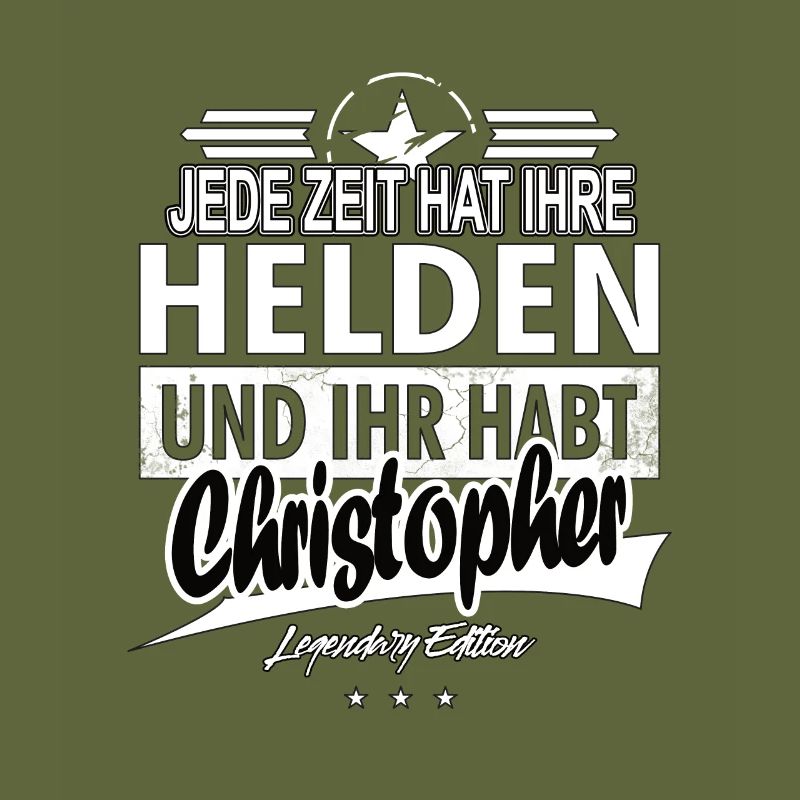 Jede Zeit hat Ihre Helden ihr habt Christopher
