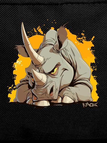 Super Crazy Cartoon Rhino