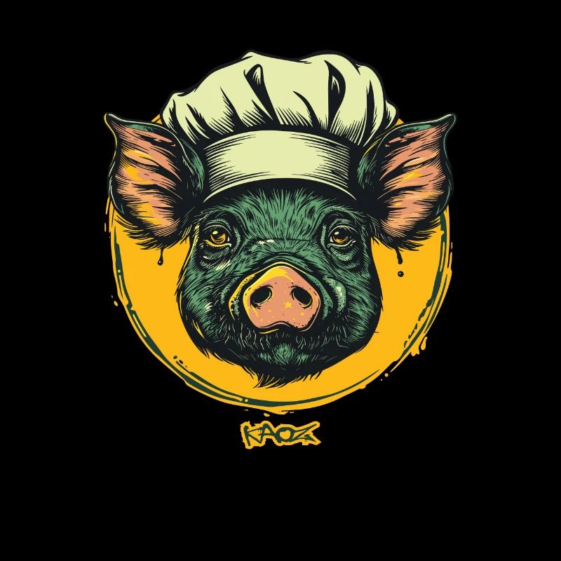 Cuisines Cuisinier Chef Cochon