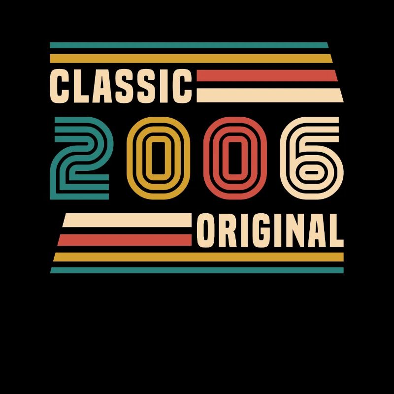 Né 2006 classique Vintage cadeau d’anniversaire