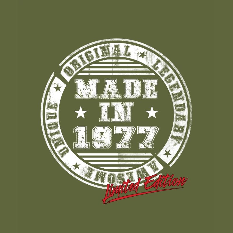 Retro Patch Vintage 1977 Birthday Gift