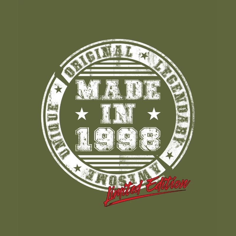 Retro Patch Vintage 1998 Birthday Gift