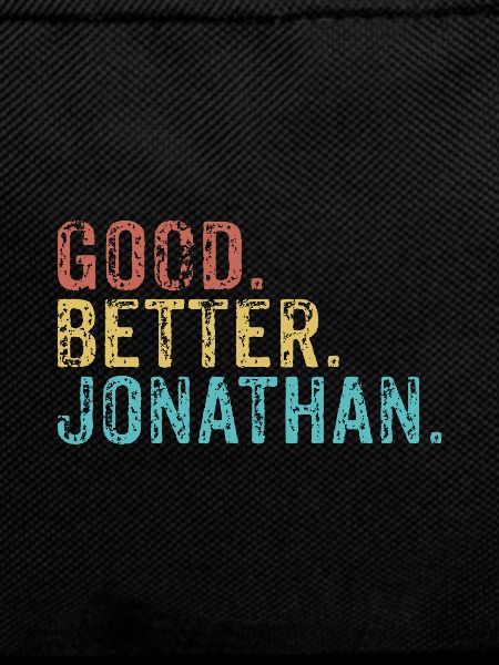 Good better Jonathan