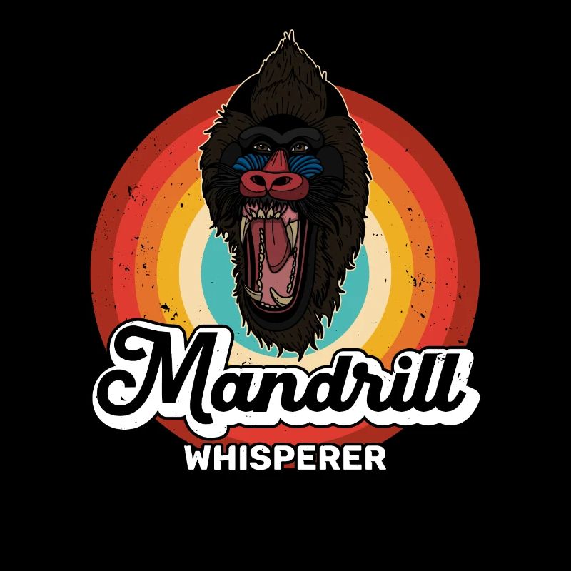 Primat Affe Mandrill Safari Dschungel Zoologe