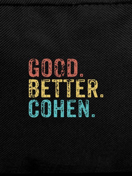 Cool guys are called cohen