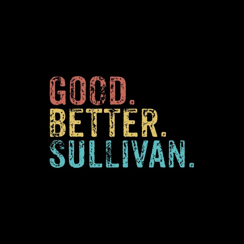 Cool guys are called sullivan