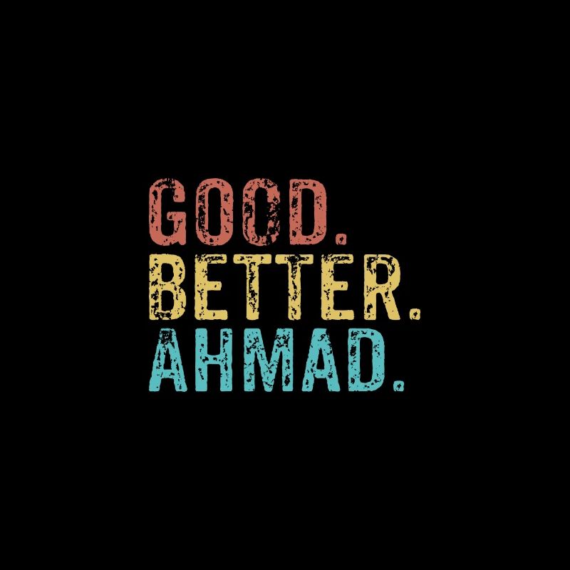 Cool guys are called ahmad