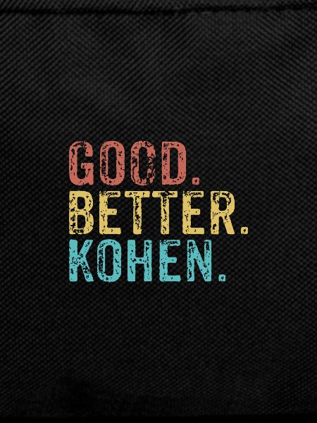 Cool guys are called kohen