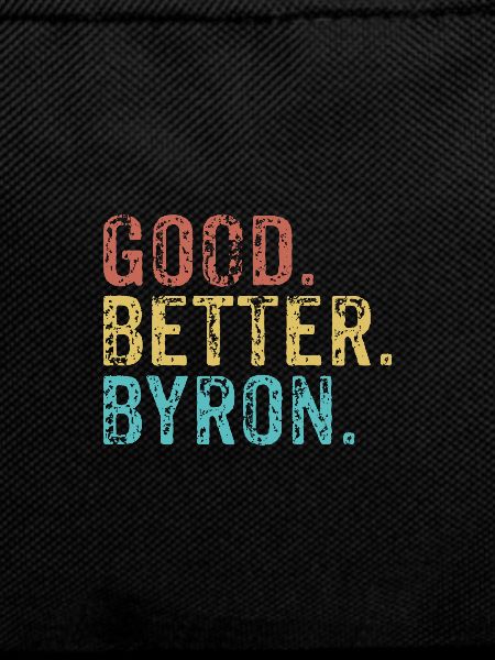 Cool guys are called byron