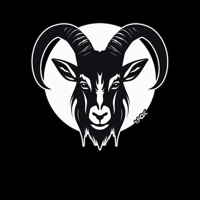 The Shadow Goat, a billy goat