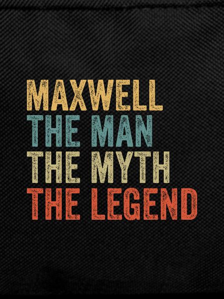Maxwell the man the myth