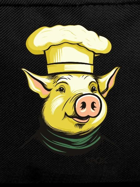 Funny Cool Chef Pig Chef
