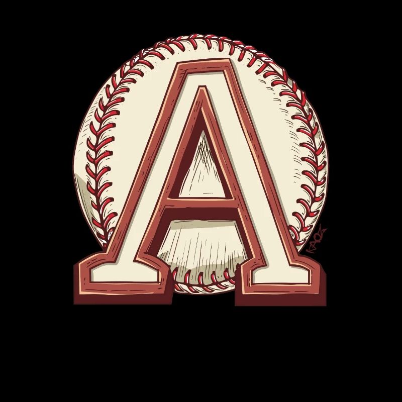 A auf einem Baseball