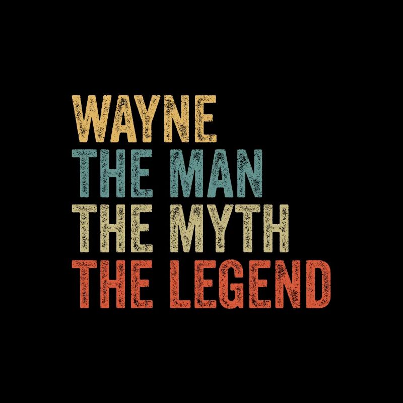 Wayne the man the myth