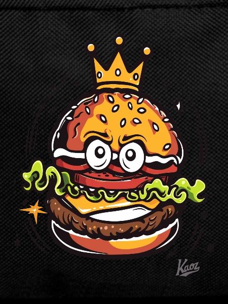 King with a Crown Burger
