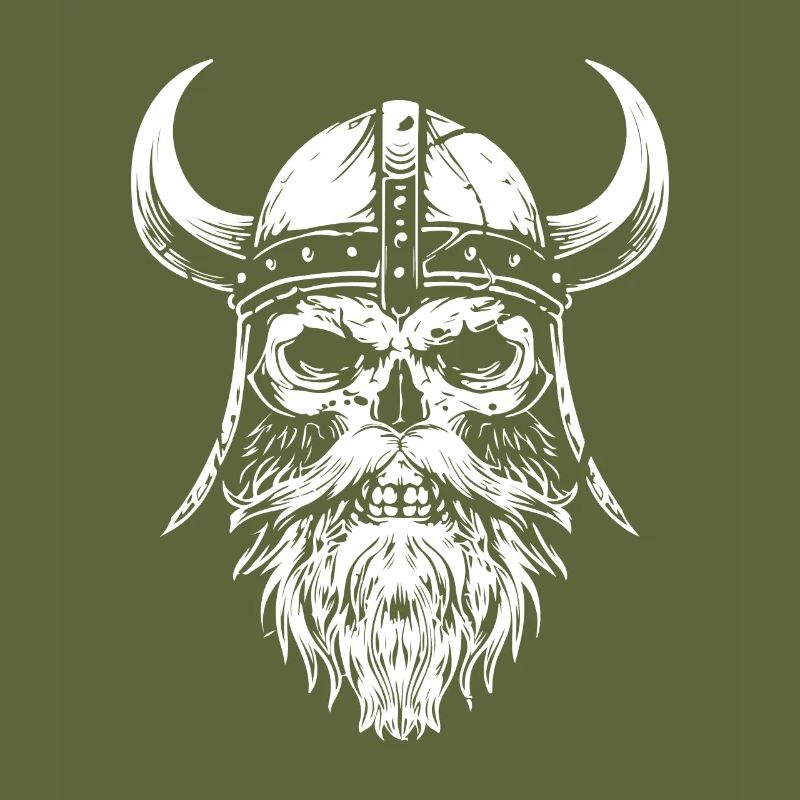 Viking Skull Odin