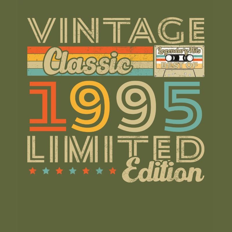 1995 Vintage Retro Geburtstagsgeschenk