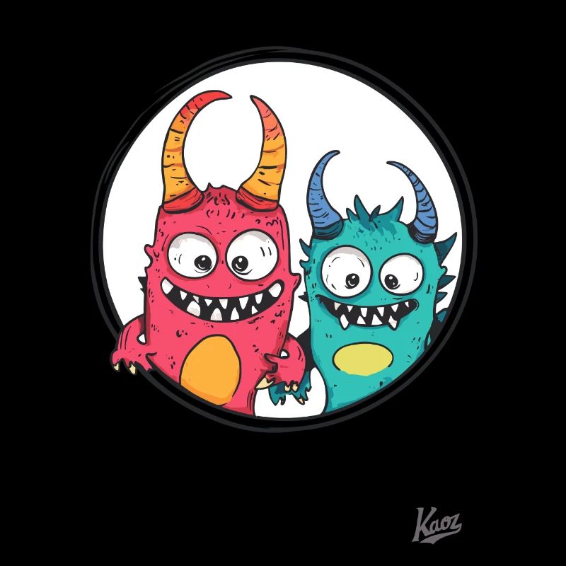Lustige Monster-Freunde