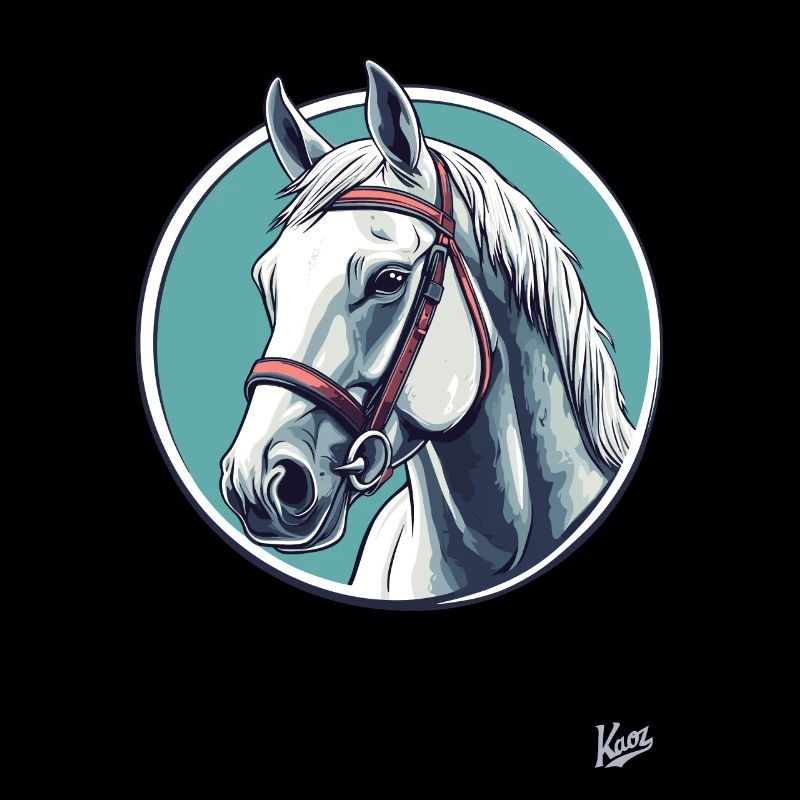 Ein Schimmel, ein weißes Pferd