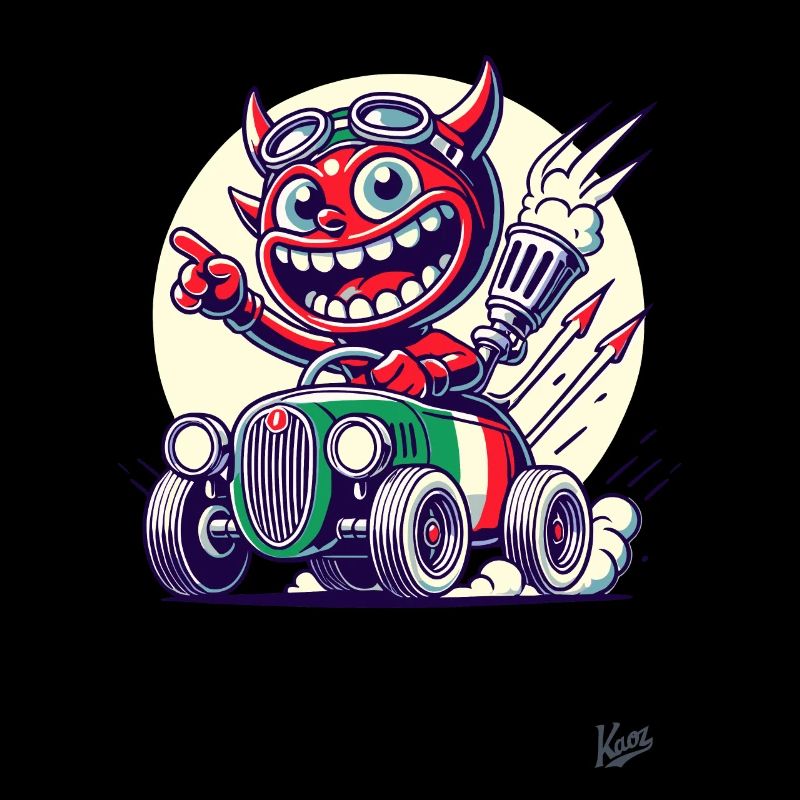 Little Italian car devil