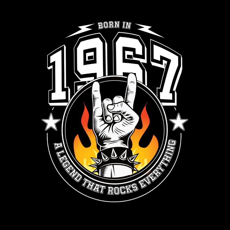1967 Geburtstag, rockt alles