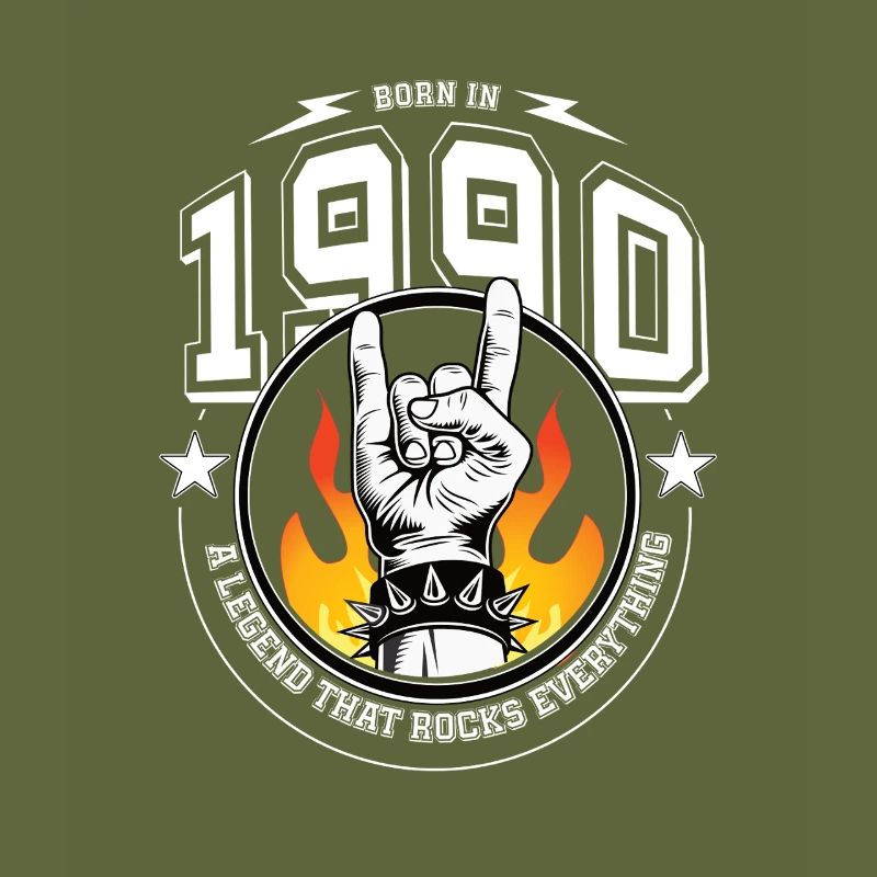 1990 Birthday, rocks everything