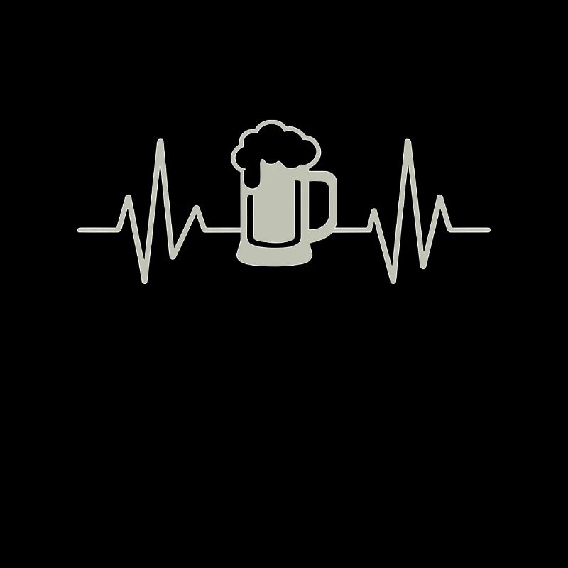 Heartbeat beer mug