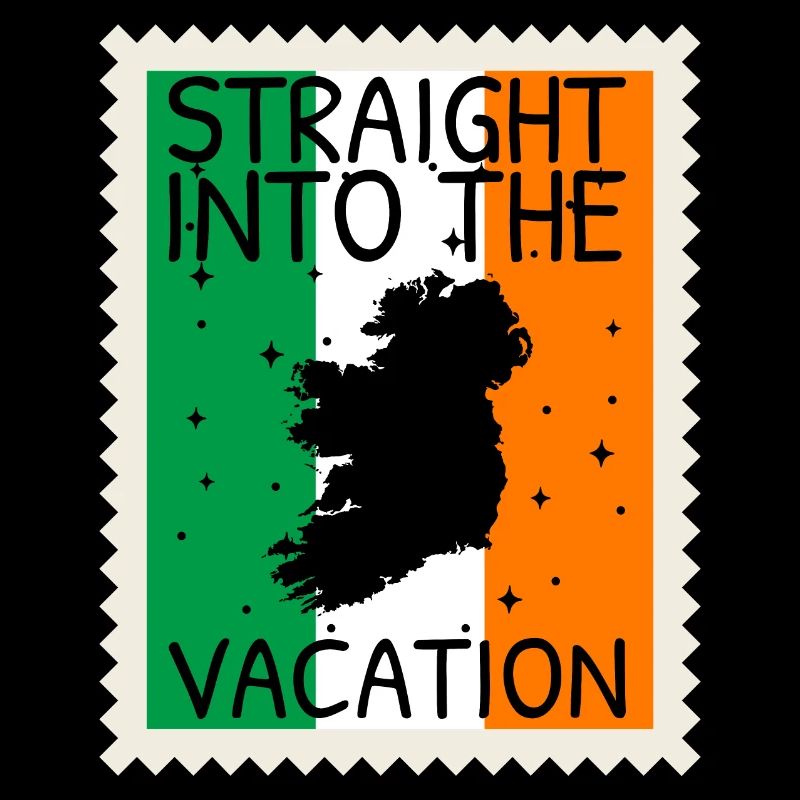 Drapeau de l’Irlande Vintage drapeau irlandais Dublin