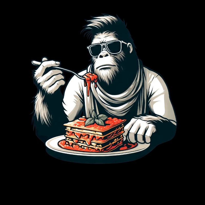 Bigfoot Sasquatch Lasagna Stylish Modern
