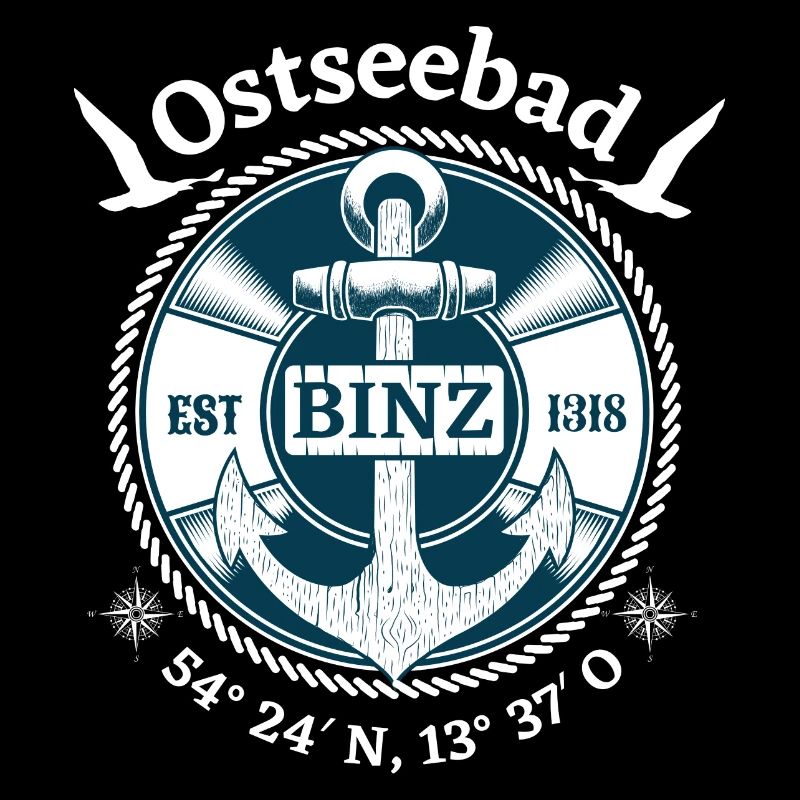 Binz, Baltic Sea resort, anchor